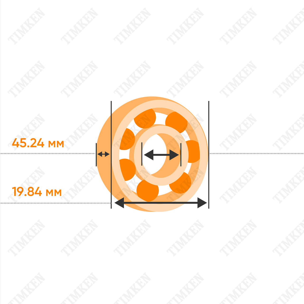 Внутренняя обойма с роликами LM 603049AS