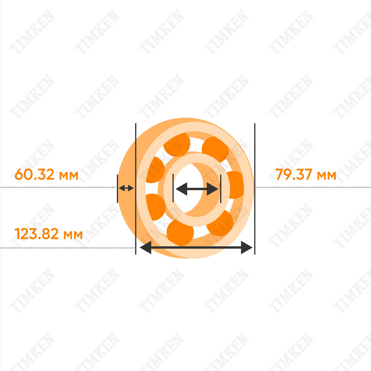 Подшипник роликовый конический NA 558/552 D