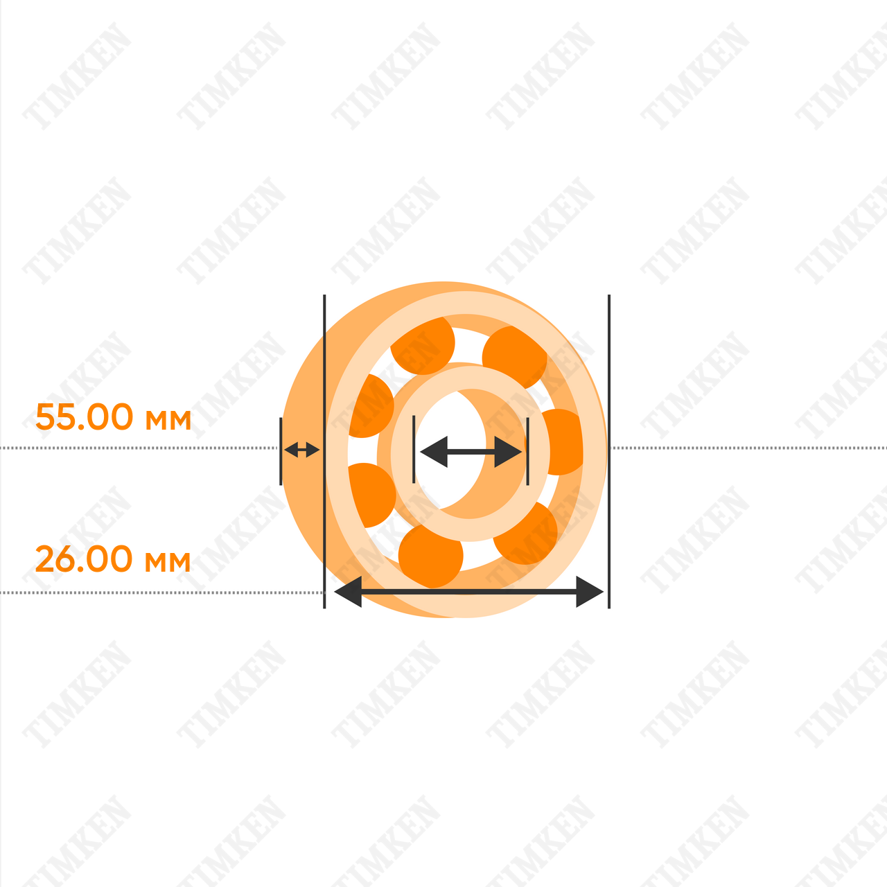 Внутренняя обойма с роликами JLM 506848 E