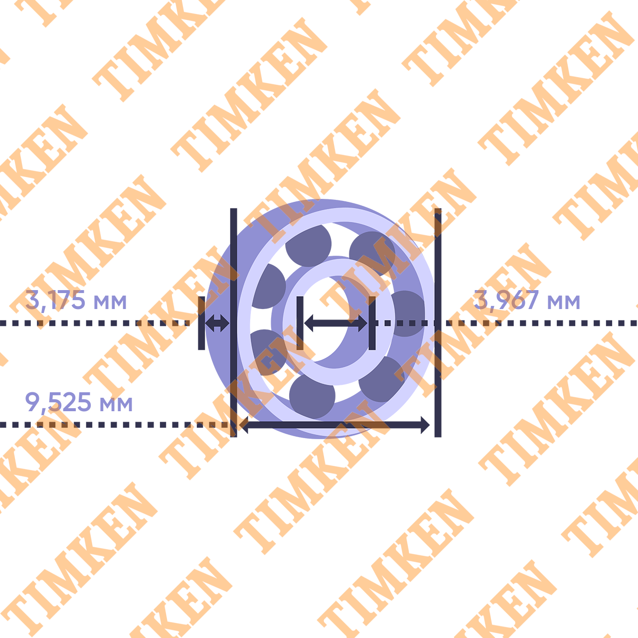 Подшипник шариковый радиальный A33KDD3Z8FS50160