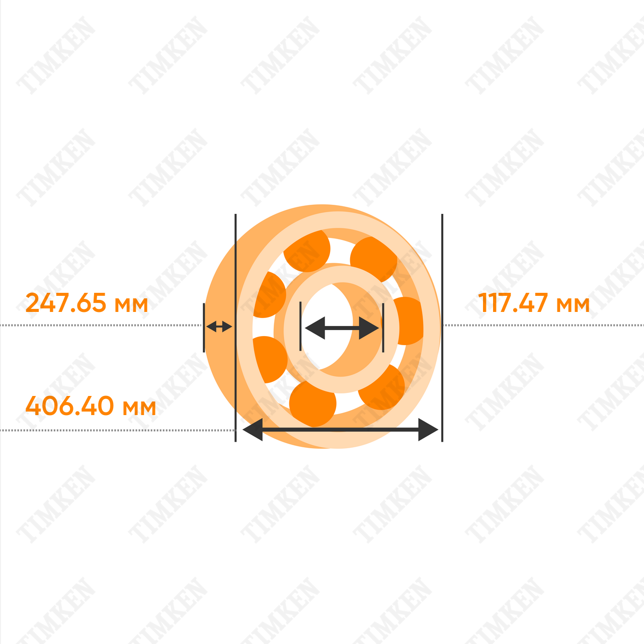 Подшипник роликовый конический HH 249949/HH 249910